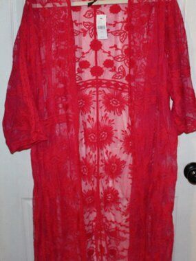 NWT Lane Bryant Lace Over Piece Size 26/28W BOHO/WESTERN, STUNNING!